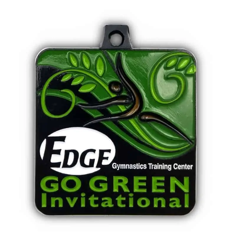 Edge Go Green medallas personalizadas