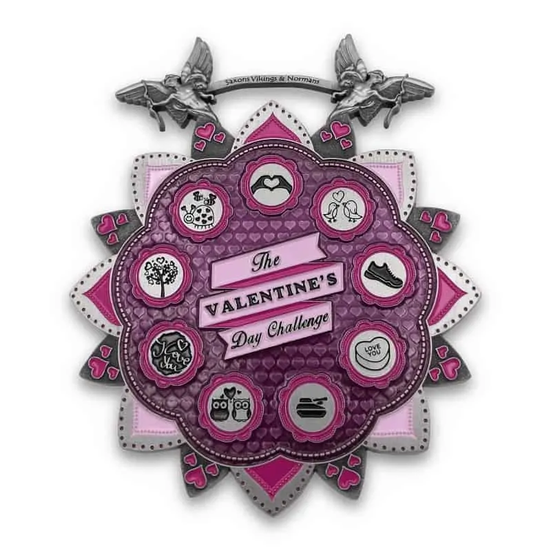 Medalla especial super grande Valentine´s Day medallas con tu diseño