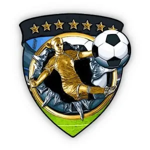 medalla fútbol con imán