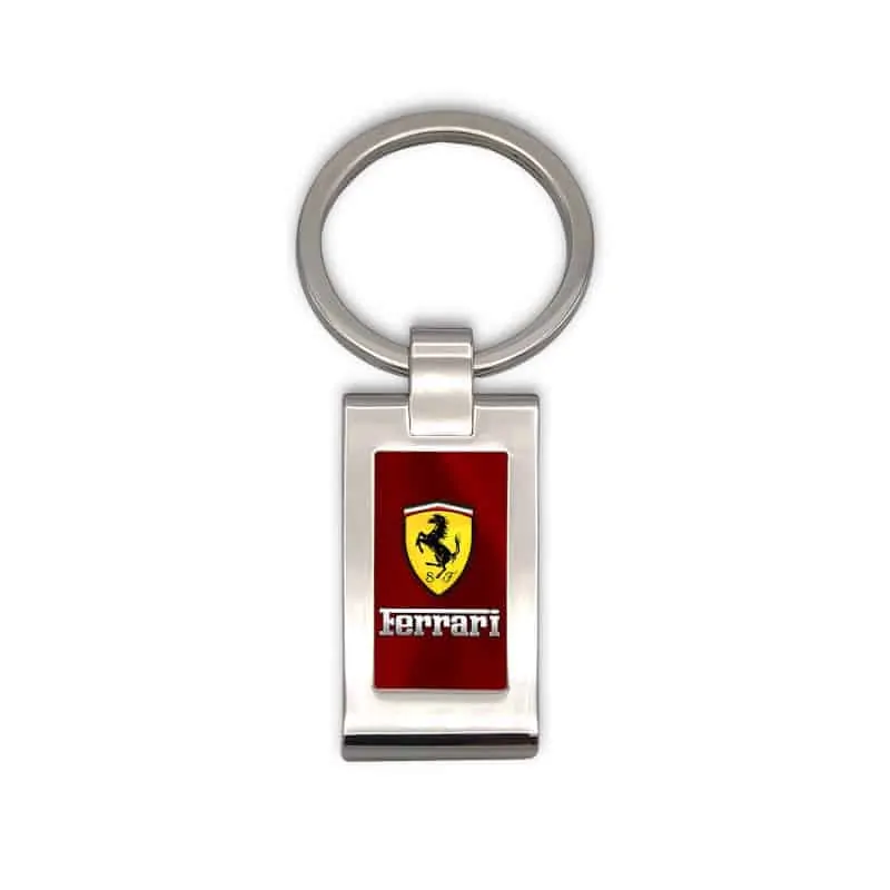 Llavero personalizado acero Ferrari llaveros personalizados acero